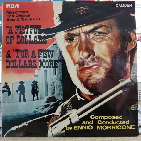 ENNİO MORRICONE - FOR A FEW DOLLARS MORE A FİTSFUL OF DOLLARS LP PLAK