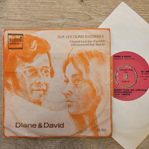 Diane Et David – Sur Les Quais D'Istanbul / Quand Tous Les Chevaux Retrouveront Luer Liberte 45LİK PLAK