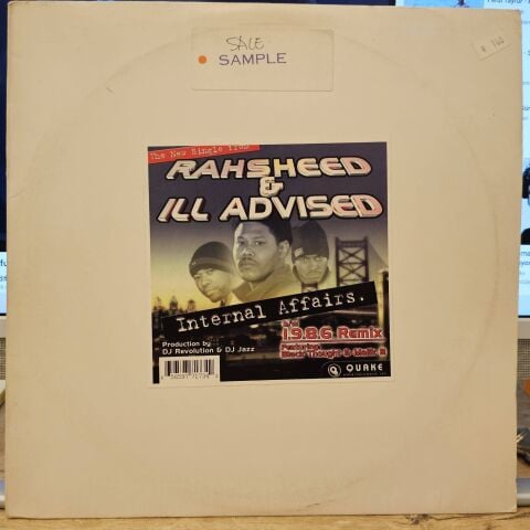 Rahsheed & Ill Advised – Internal Affairs / 1.9.8.6. (Remix) LP PLAK