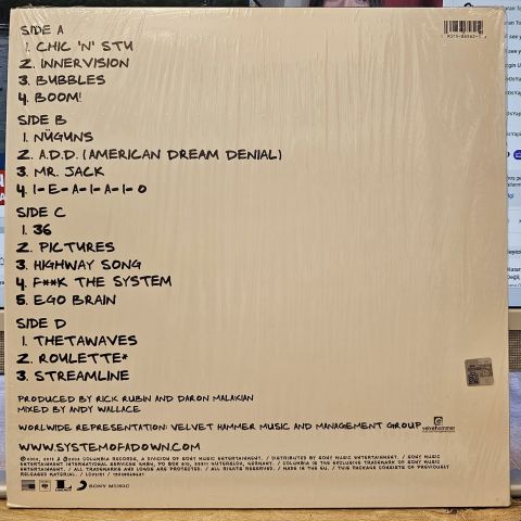 System Of A Down – Steal This Album! LP PLAK