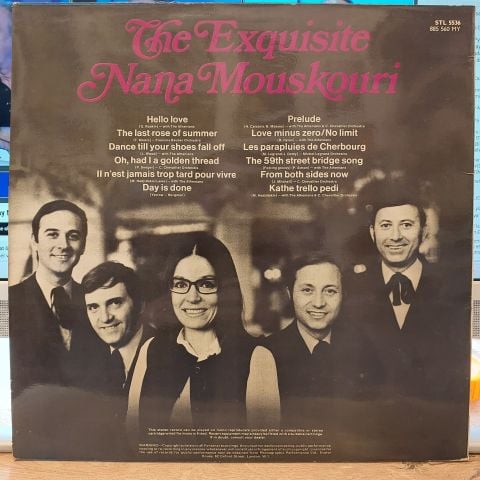 Nana Mouskouri – The Exquisite Nana Mouskouri LP PLAK