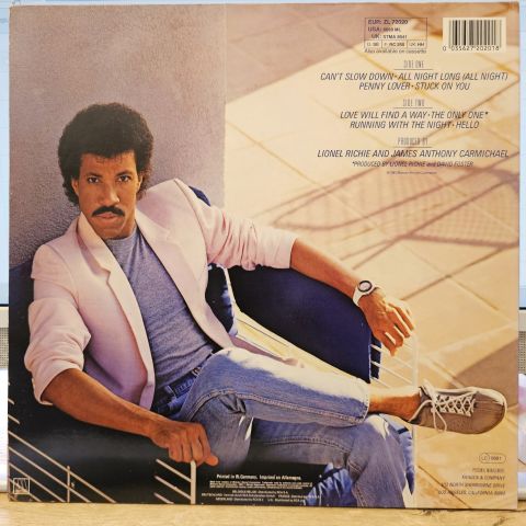 Lionel Richie – Can't Slow Down LP PLAK