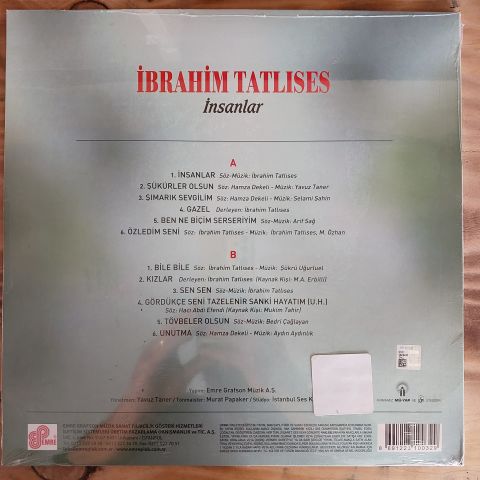 İBRAHİM TATLISES - İNSANLAR LP PLAK