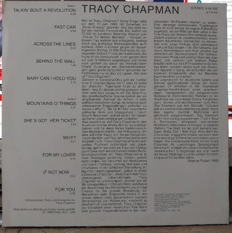 Tracy Chapman – Tracy Chapman LP PLAK