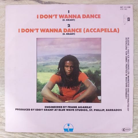 Eddy Grant – I Don't Wanna Dance 45LİK PLAK