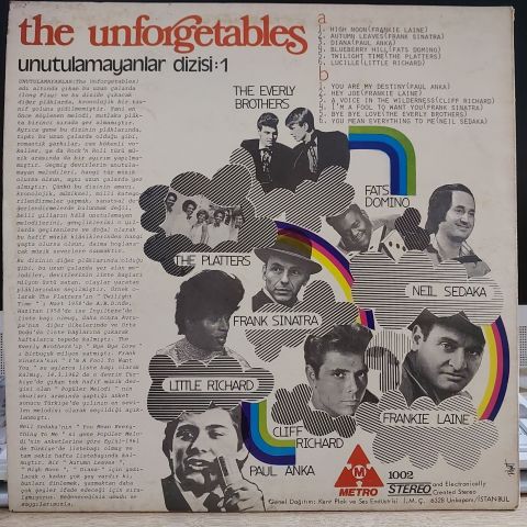 Various – The Unforgetables / Unutulmayanlar Dizisi: 1 LP PLAK