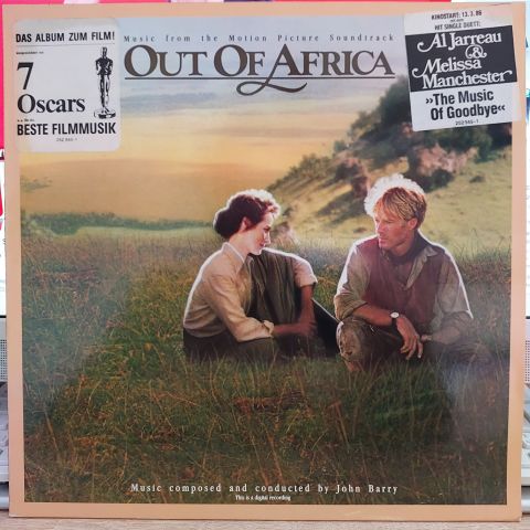John Barry – Out Of Africa (Music From The Motion Picture Soundtrack) LP PLAK