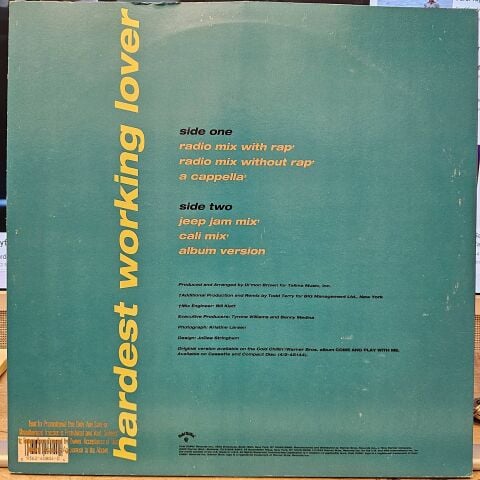 T.C.F. Crew – Hardest Working Lover LP PLAK