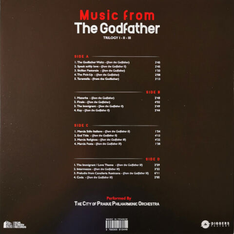 The City of Prague Philharmonic Orchestra – Music From The Godfather - Trilogy I - II - III LP PLAK