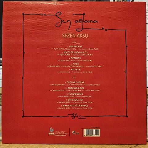 SEZEN AKSU - SEN AĞLAMA LP PLAK