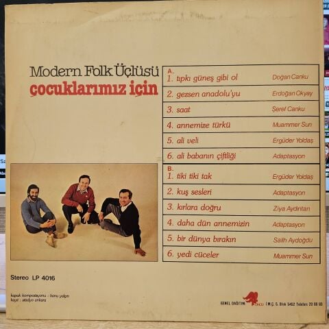 Modern Folk Üçlüsü – Çocuklarımız İçin LP PLAK