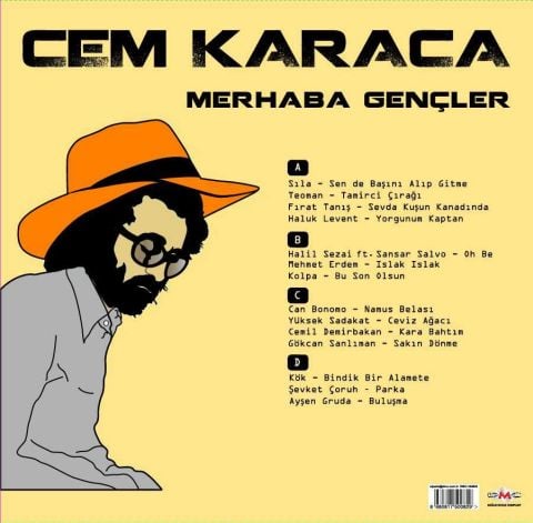 CEM KARACA , ÇEŞİTLİ SANATÇILAR - MERHABA GENÇLER LP PLAK