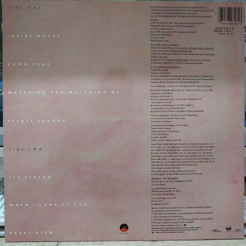 Grover Washington Jr. – Inside Moves LP PLAK