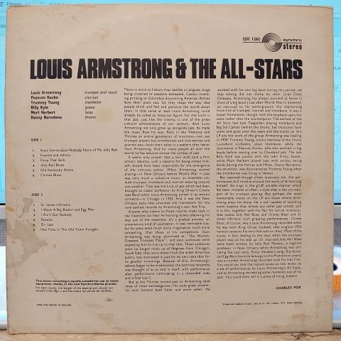 Louis Armstrong And The All-Stars – Louis Armstrong And The All-Stars LP PLAK