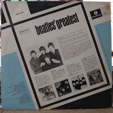 The Beatles – Beatles' Greatest LP PLAK