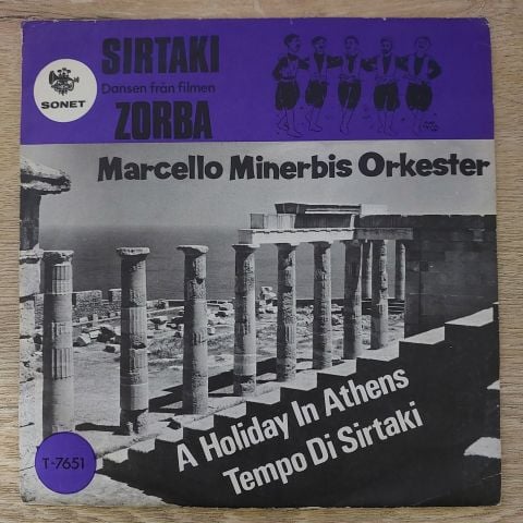 Marcello Minerbis Orkester – Sirtaki Dansen Från Filmen Zorba 45LİK PLAK