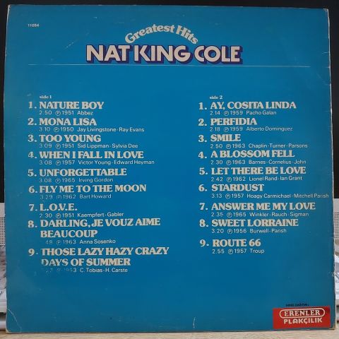 Nat King Cole – Greatest Hits LP PLAK
