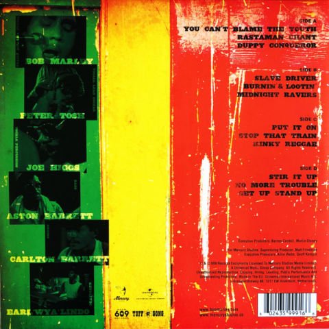 Bob Marley And The Wailers* – The Capitol Session '73 LP PLAK