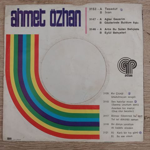 Ahmet Özhan – Kır Çiçeği / Unutulmayan Sevgili 45LİK PLAK