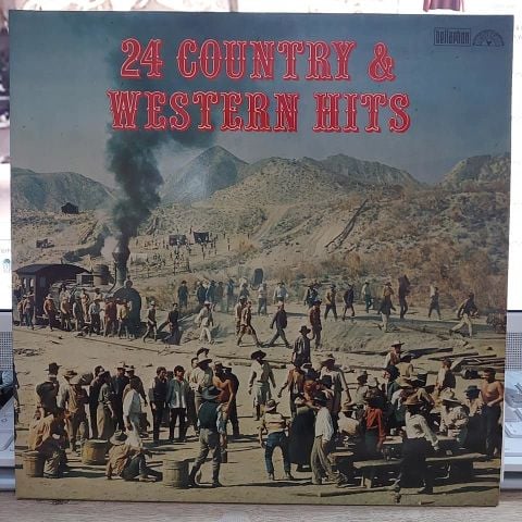 ÇEŞİTLİ SANATÇILAR - 24 COUNTRY WESTERN HİTS LP PLAK