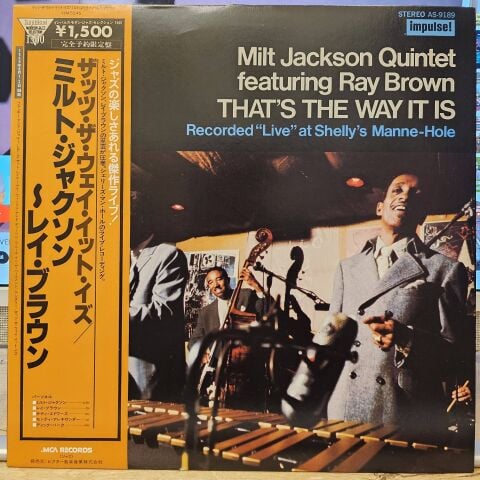 Milt Jackson Quintet Featuring Ray Brown – That's The Way It Is LP PLAK