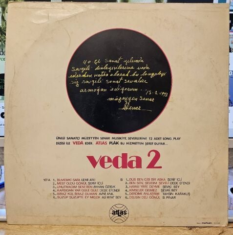 Müzeyyen Senar – Veda Armağanı 2 LP PLAK