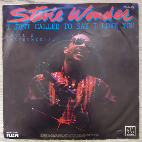 Stevie Wonder – I Just Called To Say I Love You 45LİK PLAK