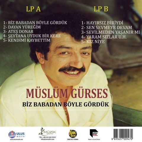 MÜSLÜM GÜRSES - BİZ BABADAN BÖYLE GÖRDÜL LP PLAK