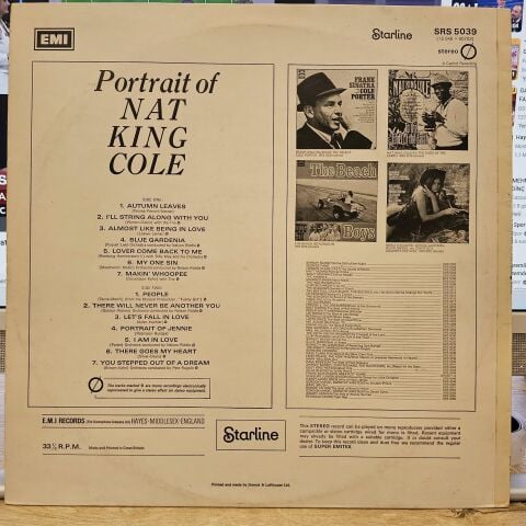 Nat King Cole – Portrait Of Nat King Cole LP PLAK