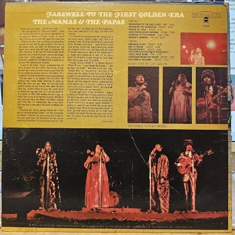 The Mamas & The Papas – Farewell To The First Golden Era LP PLAK