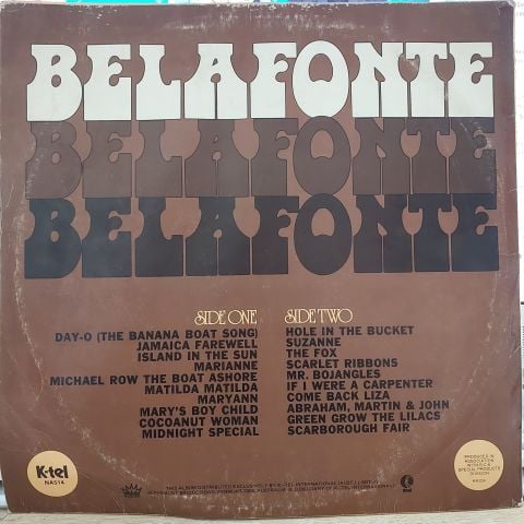 Harry Belafonte – Belafonte LP PLAK