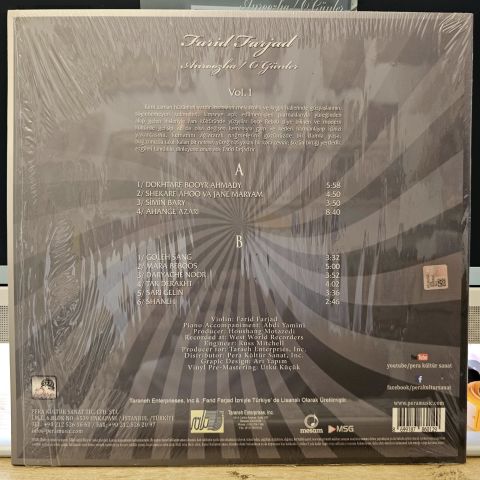 Farid Farjad – Anroozha (O Günler) Vol.1 LP PLAK