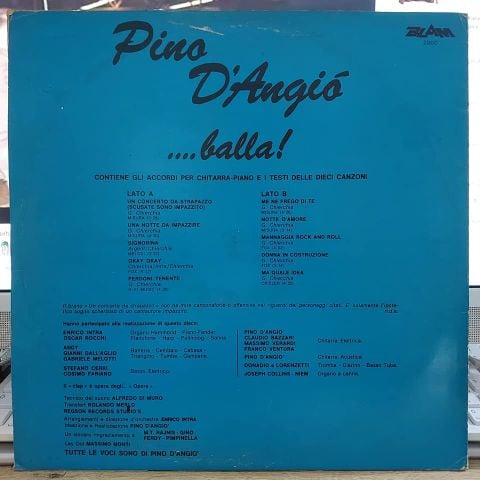 PİNO D'ANGİO BALLA LP PLAK