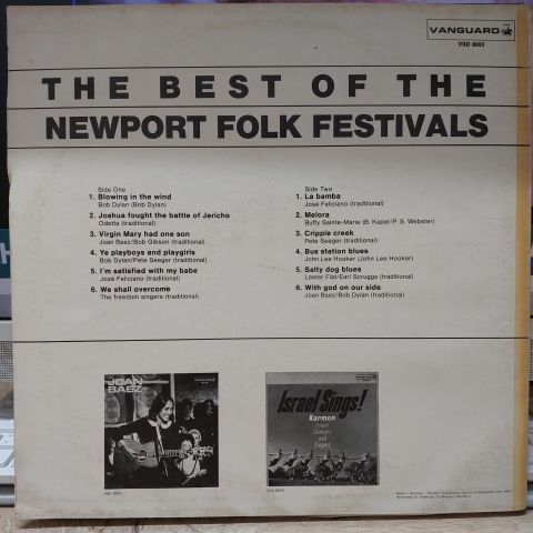 Various – The Best Of The Newport Folk Festivals LP PLAK