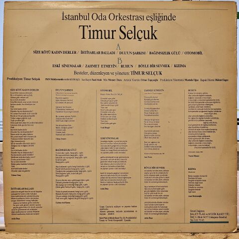 Timur Selçuk – Timur Selçuk - 3 LP PLAK