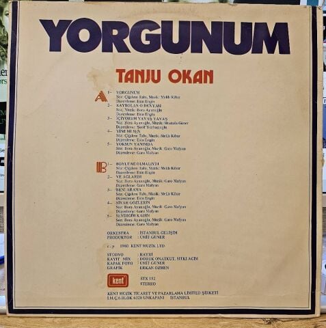 Tanju Okan – Yorgunum LP PLAK