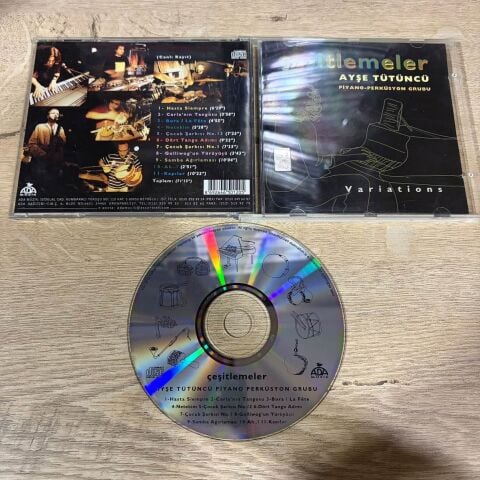 AYŞE TÜTÜNCÜ / PİYANO PERKÜSYON GRUBU - ÇEŞİTLEMELER CD