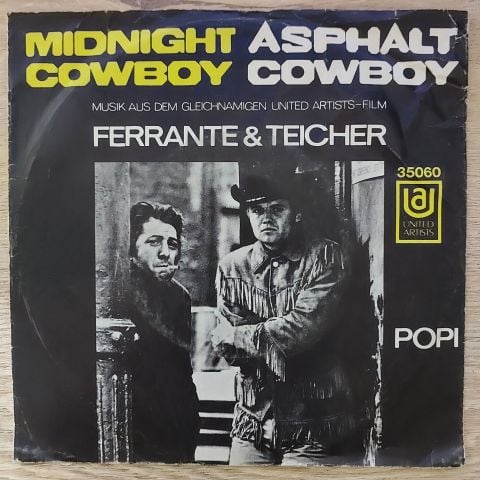 Ferrante & Teicher – Midnight Cowboy - Asphalt Cowboy 45LİK PLAK