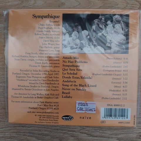 PINK MARTINI - SYMPATHIQUE CD