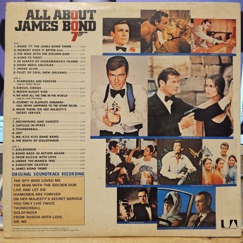 Various – All About James Bond 007 (Original Soundtrack Recording) LP PLAK