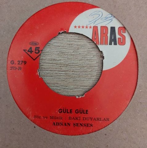 ADNAN ŞENSES - GÜLE GÜLE 45LİK PLAK