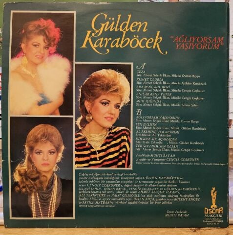 GÜLDEN KARABÖCEK - AĞLIYORSAM YAŞIYORUM LP PLAK