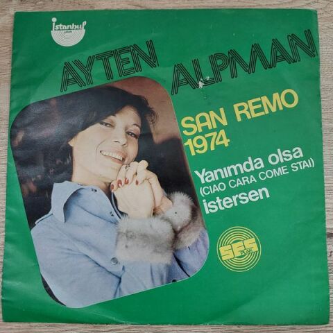 AYTEN ALPMAN - YANIMDA OLSA İSTERSEN 45LİK PLAK