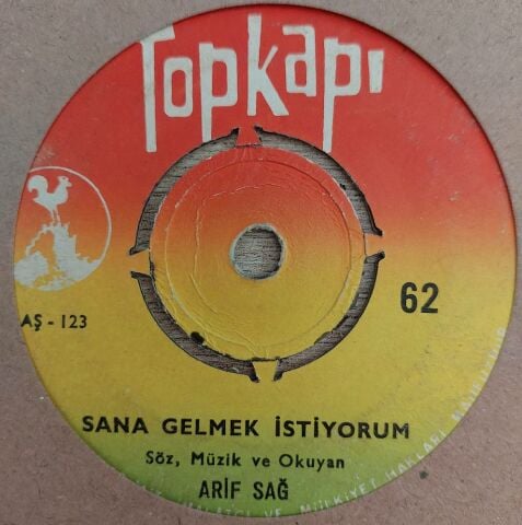 Arif Sağ – Sana Gelmek İstiyorum / Kaşların Kara Leylam 45LİK PLAK
