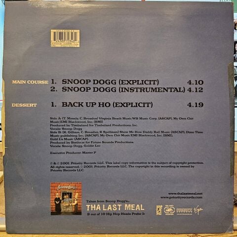 Snoop Dogg – Snoop Dogg LP PLAK
