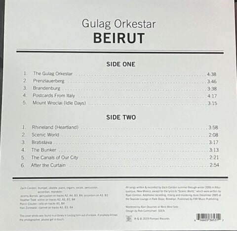 Beirut – Gulag Orkestar LP PLAK