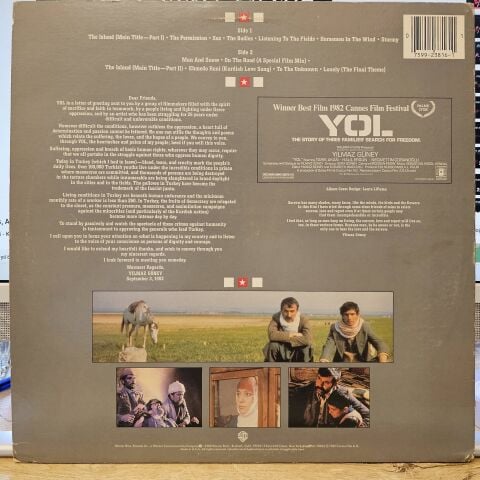 Sebastian Argol – Yol (Original Motion Picture Soundtrack) LP PLAK