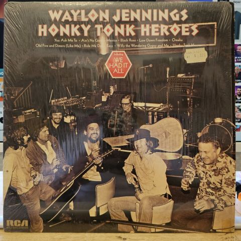 Waylon Jennings – Honky Tonk Heroes LP PLAK