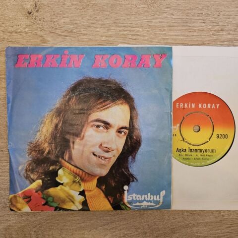 Erkin Koray – Yağmur / Aşka İnanmıyorum 45LİK PLAK