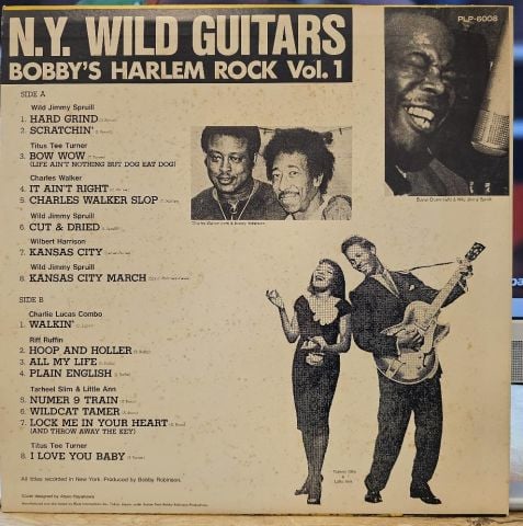 Various – Bobby's Harlem Rock Vol. 1 N.Y. Wild Guitars LP PLAK
